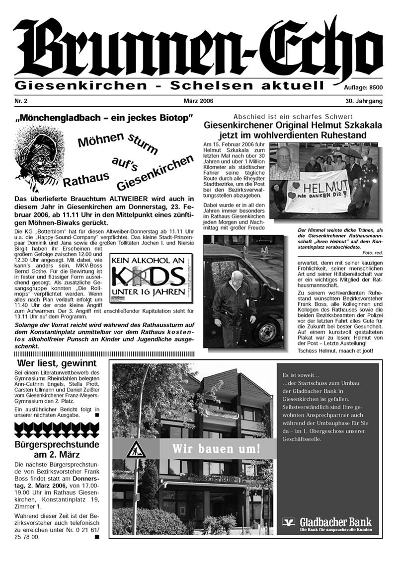 Brunnen-Echo Ausgabe 2 - März 2006