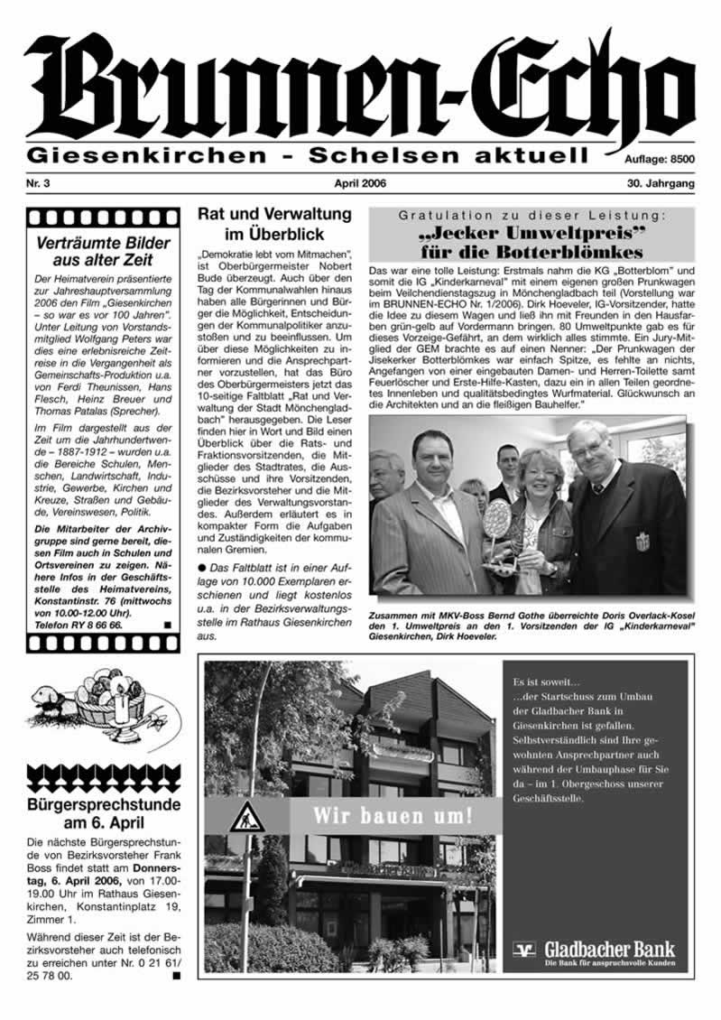 Brunnen-Echo Ausgabe 3 - April 2006
