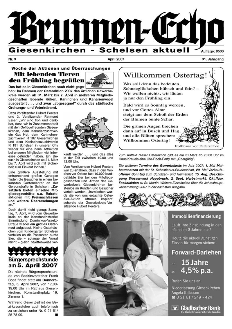 Brunnen-Echo Ausgabe 3 - April 2007