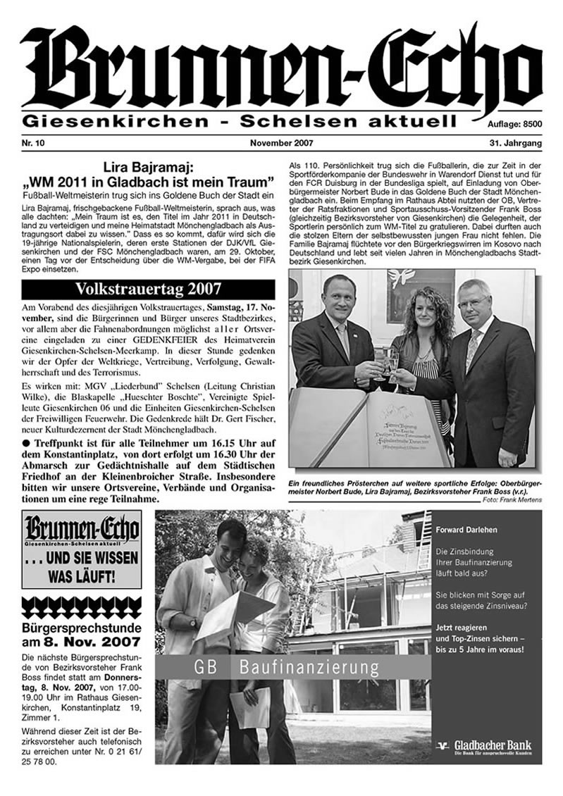 Brunnen-Echo Ausgabe 10 - November 2007