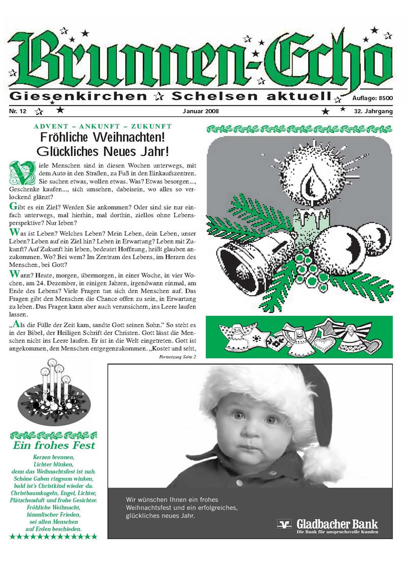 Brunnen-Echo Ausgabe 12- Januar 2008