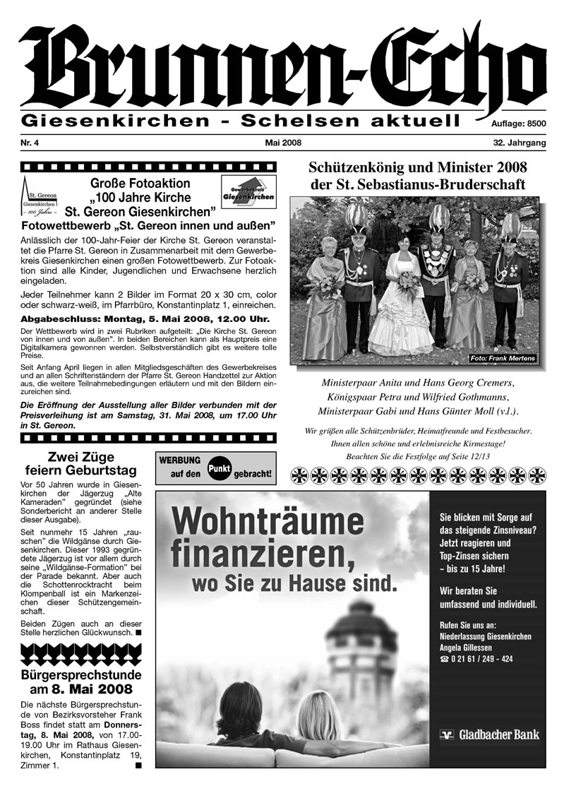 Brunnen-Echo Ausgabe 4 - Mai 2008