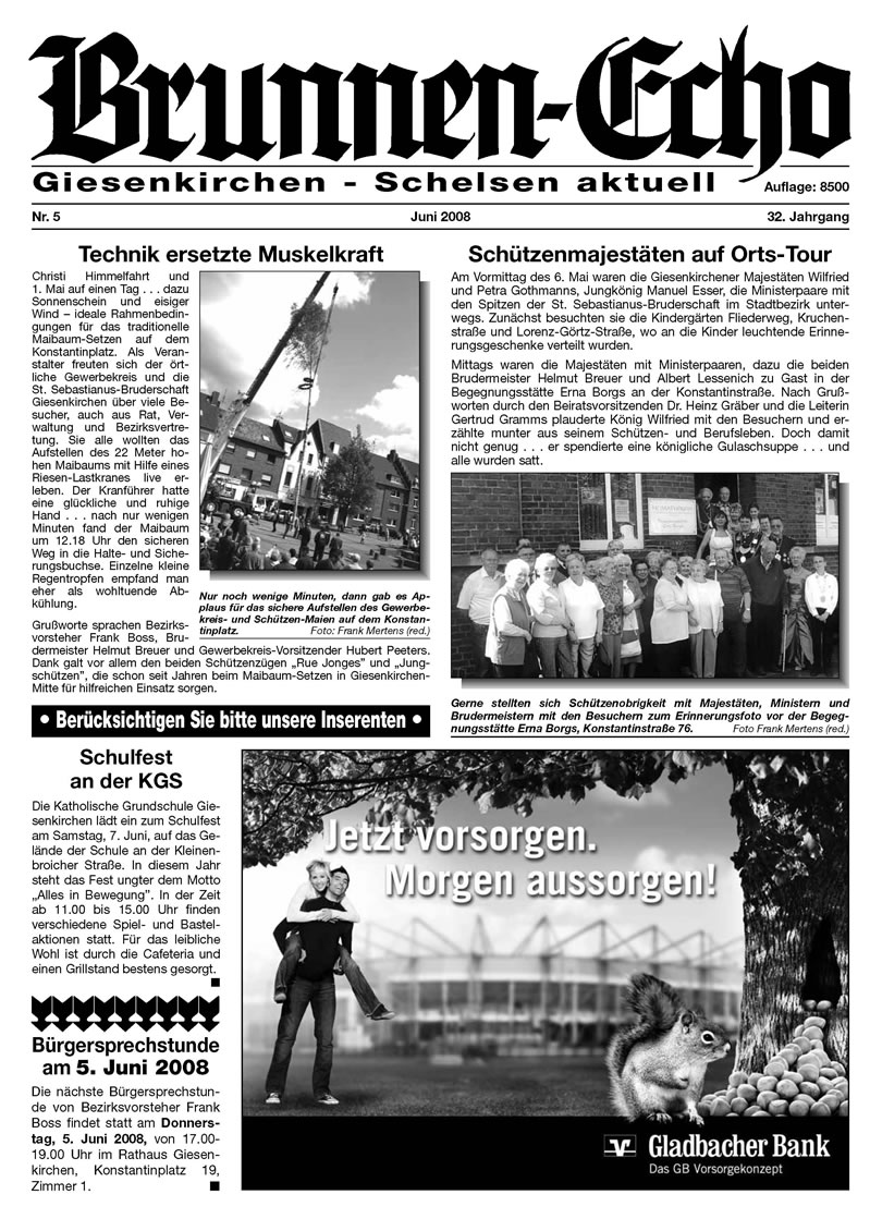 Brunnen-Echo Ausgabe 5 - Juni 2008