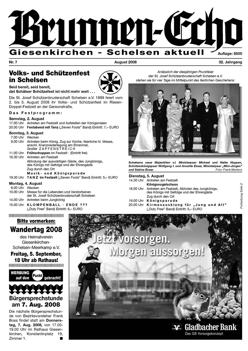 Brunnen-Echo Ausgabe 7 - August 2008