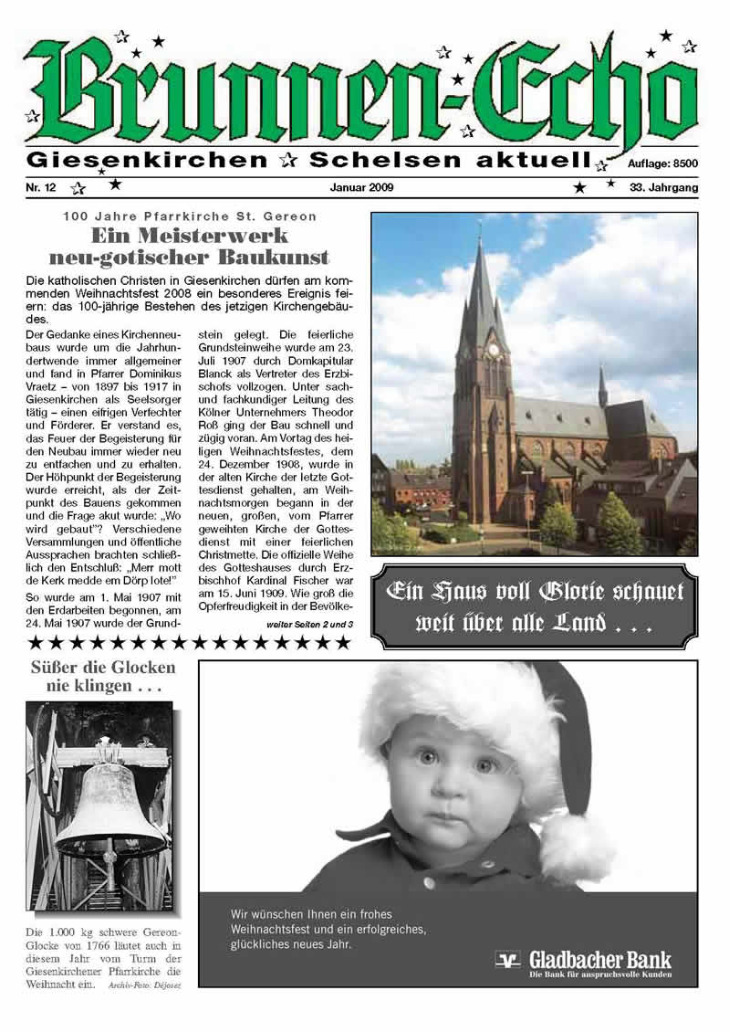 Brunnen-Echo Ausgabe 12 - Januar 2009
