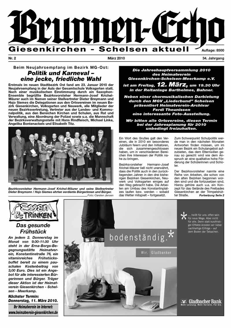 Brunnen-Echo Ausgabe 2 - März 2010