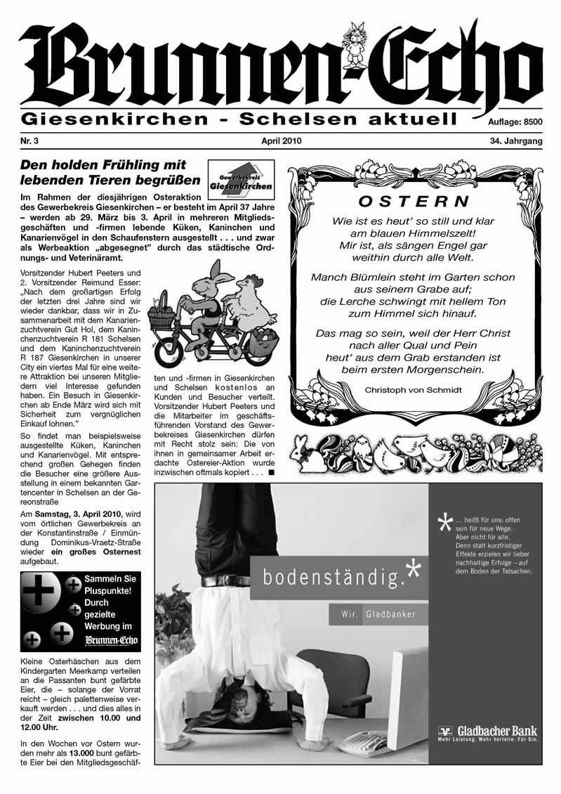 Brunnen-Echo Ausgabe 3 - April 2010