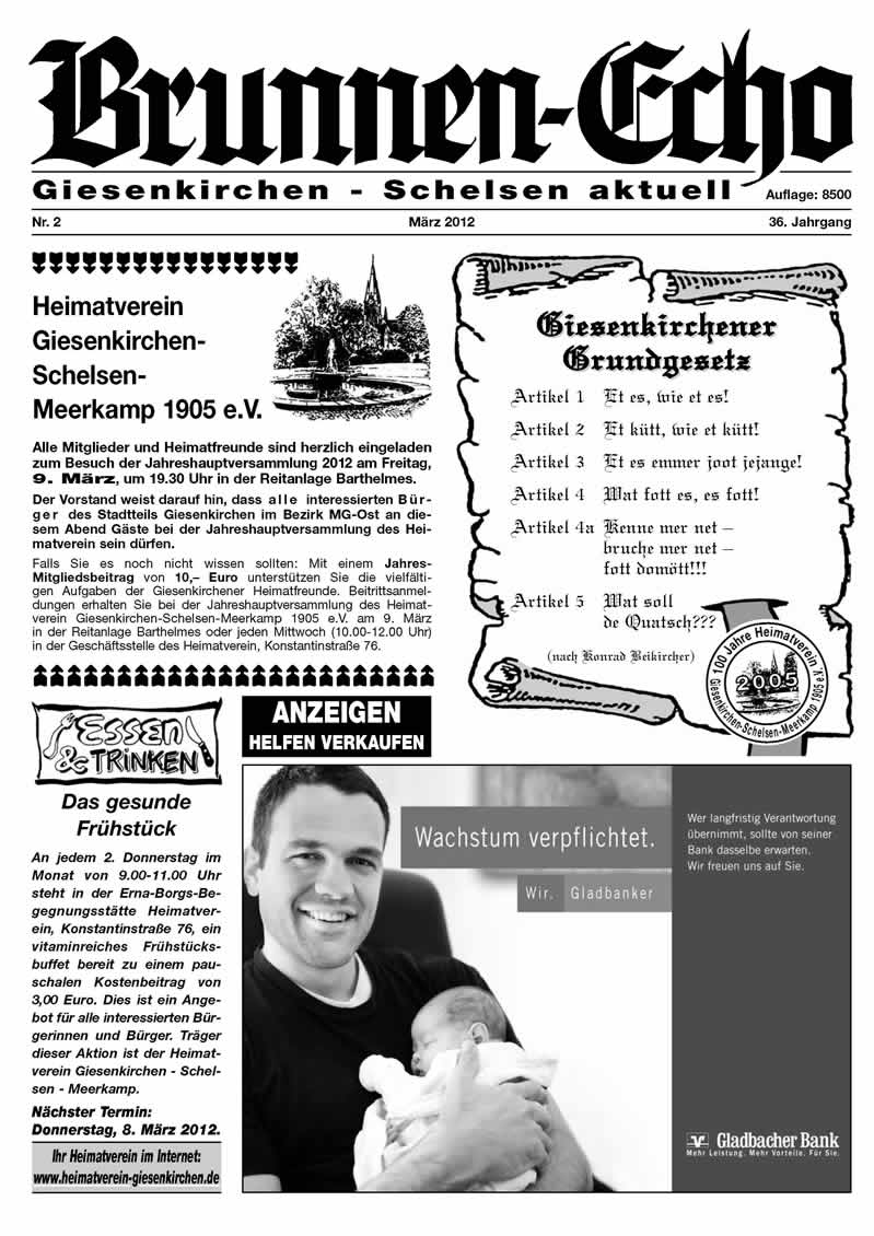 Brunnen-Echo Ausgabe 2 - März 2012