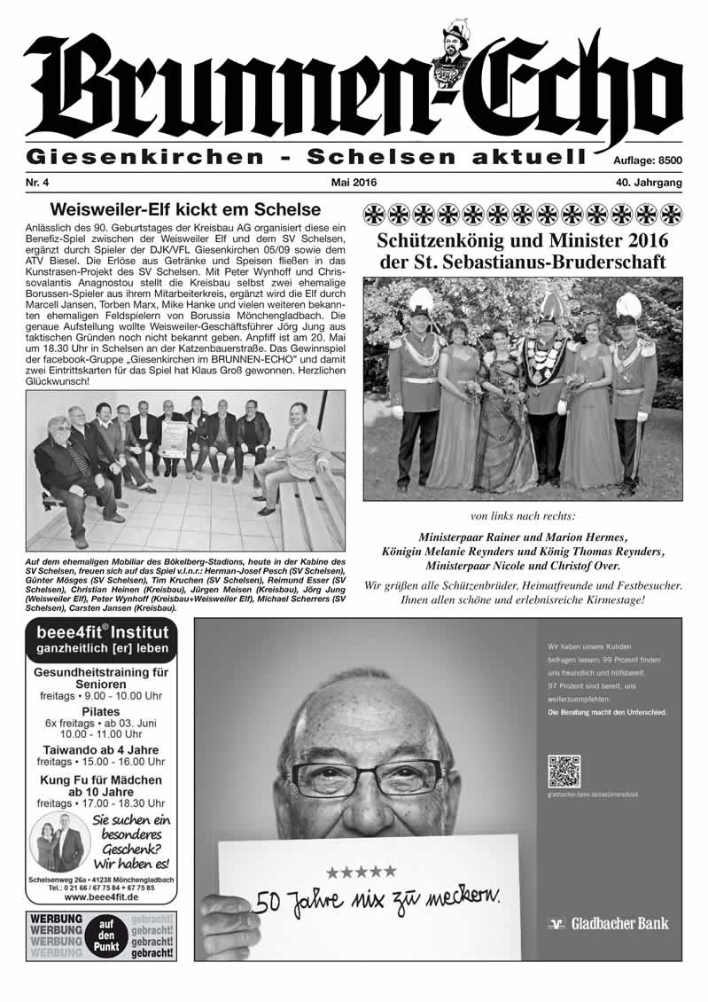 Brunnen-Echo Ausgabe 4 - Mai 2016