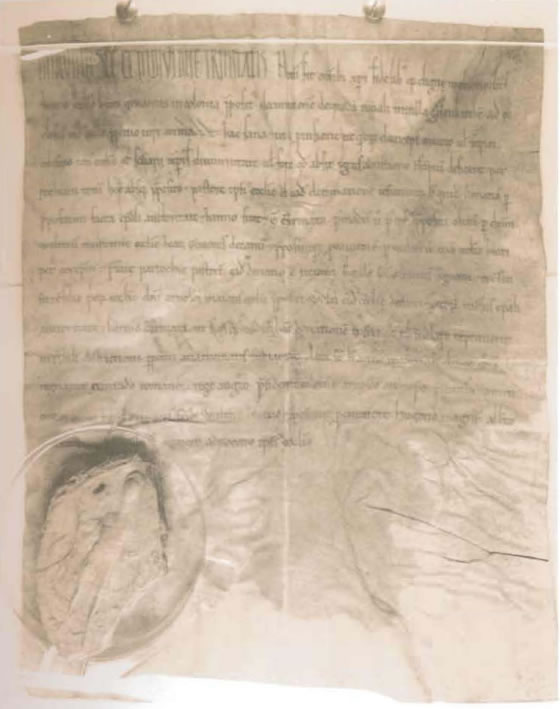 Original-Urkunde von 1150