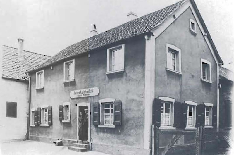 Schankwirtschaft Martin Stephani, Hoster Straße, um 1920